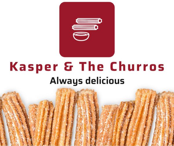 Kasper an the churros på Sønderballe Strand Camping